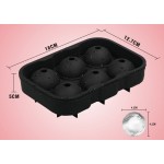 silicone round ice ball tray