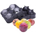 4pcs silicone ice ball molds