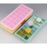 Baby food fresh box silicone ice cube tray with cap