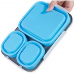 new fashion design silicone folding lunch box
