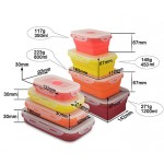 4 in 1 folding silicone food container